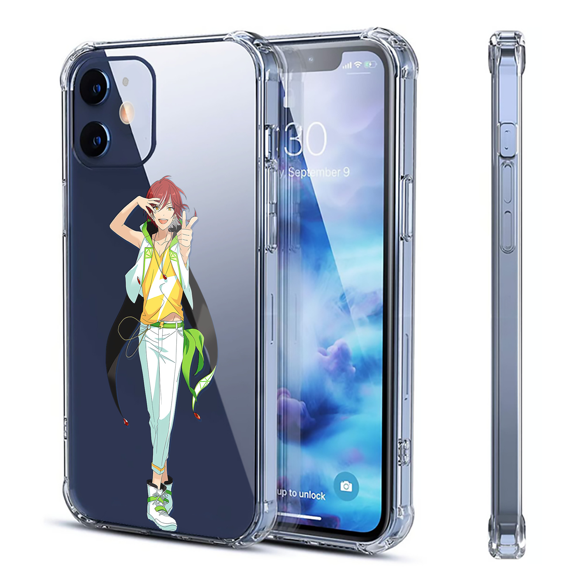 （画像用） あんさんぶるスターズ! Ensemble Stars 【iPhone 12シリーズ対応】透明スマホケース（クリアソフトケース）